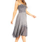 Sakkas Aphrodite Embroidered Batik Dress