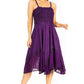 Sakkas Aphrodite Embroidered Batik Dress