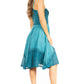Sakkas Aphrodite Embroidered Batik Dress