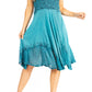 Sakkas Aphrodite Embroidered Batik Dress