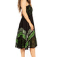 Sakkas Aphrodite Embroidered Batik Dress