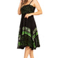 Sakkas Aphrodite Embroidered Batik Dress