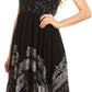 Sakkas Aphrodite Embroidered Batik Dress