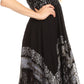 Sakkas Aphrodite Embroidered Batik Dress