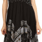 Sakkas Aphrodite Embroidered Batik Dress
