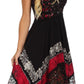 Sakkas Aphrodite Embroidered Batik Dress