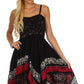 Sakkas Aphrodite Embroidered Batik Dress