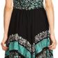Sakkas Aphrodite Embroidered Batik Dress