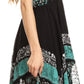 Sakkas Aphrodite Embroidered Batik Dress