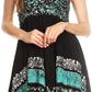 Sakkas Aphrodite Embroidered Batik Dress