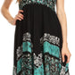 Sakkas Aphrodite Embroidered Batik Dress