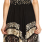 Sakkas Aphrodite Embroidered Batik Dress