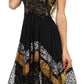 Sakkas Aphrodite Embroidered Batik Dress
