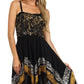 Sakkas Aphrodite Embroidered Batik Dress
