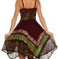 Sakkas Aphrodite Embroidered Batik Dress