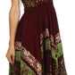 Sakkas Aphrodite Embroidered Batik Dress