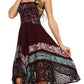 Sakkas Aphrodite Embroidered Batik Dress