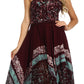 Sakkas Aphrodite Embroidered Batik Dress