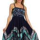 Sakkas Aphrodite Embroidered Batik Dress