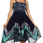 Sakkas Aphrodite Embroidered Batik Dress
