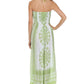 Sakkas Mehndi Henna Smocked Bodice Maxi Dress