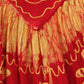 Sakkas Embroidered Palm Tree V-Neck Caftan Cotton Dress