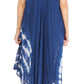 Sakkas Embroidered Painted Floral Cap Sleeve Rayon Dress
