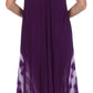 Sakkas Embroidered Painted Floral Cap Sleeve Rayon Dress