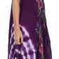 Sakkas Embroidered Painted Floral Cap Sleeve Rayon Dress