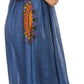 Sakkas Hoola Long Tall Full Length Tribal Printed Batik Tank Top Sleeveless Dress