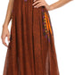 Sakkas Hoola Long Tall Full Length Tribal Printed Batik Tank Top Sleeveless Dress