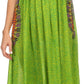 Sakkas Hoola Long Tall Full Length Tribal Printed Batik Tank Top Sleeveless Dress