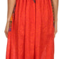 Sakkas Hoola Long Tall Full Length Tribal Printed Batik Tank Top Sleeveless Dress