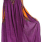 Sakkas Hoola Long Tall Full Length Tribal Printed Batik Tank Top Sleeveless Dress
