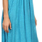 Sakkas Hoola Long Tall Full Length Tribal Printed Batik Tank Top Sleeveless Dress