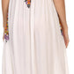 Sakkas Hoola Long Tall Full Length Tribal Printed Batik Tank Top Sleeveless Dress