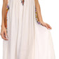 Sakkas Hoola Long Tall Full Length Tribal Printed Batik Tank Top Sleeveless Dress