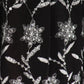 Sakkas Sequin Embroidered Smocked Bodice Knee Length Dress