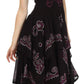 Sakkas Batik Smocked Bodice Handkerchief Hem Dress