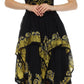 Sakkas Batik Smocked Bodice Handkerchief Hem Dress