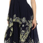 Sakkas Batik Smocked Bodice Handkerchief Hem Dress