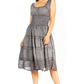 Sakkas Spring Maiden Ombre Peasant Dress