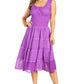 Sakkas Spring Maiden Ombre Peasant Dress