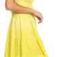 Sakkas Spring Maiden Ombre Peasant Dress