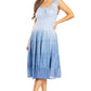 Sakkas Spring Maiden Ombre Peasant Dress