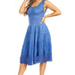 Sakkas Spring Maiden Ombre Peasant Dress