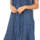 Sakkas Michiko Stonewashed Caftan Dress / Cover Up
