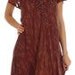 Sakkas Michiko Stonewashed Caftan Dress / Cover Up