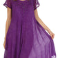 Sakkas Michiko Stonewashed Caftan Dress / Cover Up