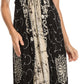 Sakkas Serenity Embroidered Batik Halter Dress